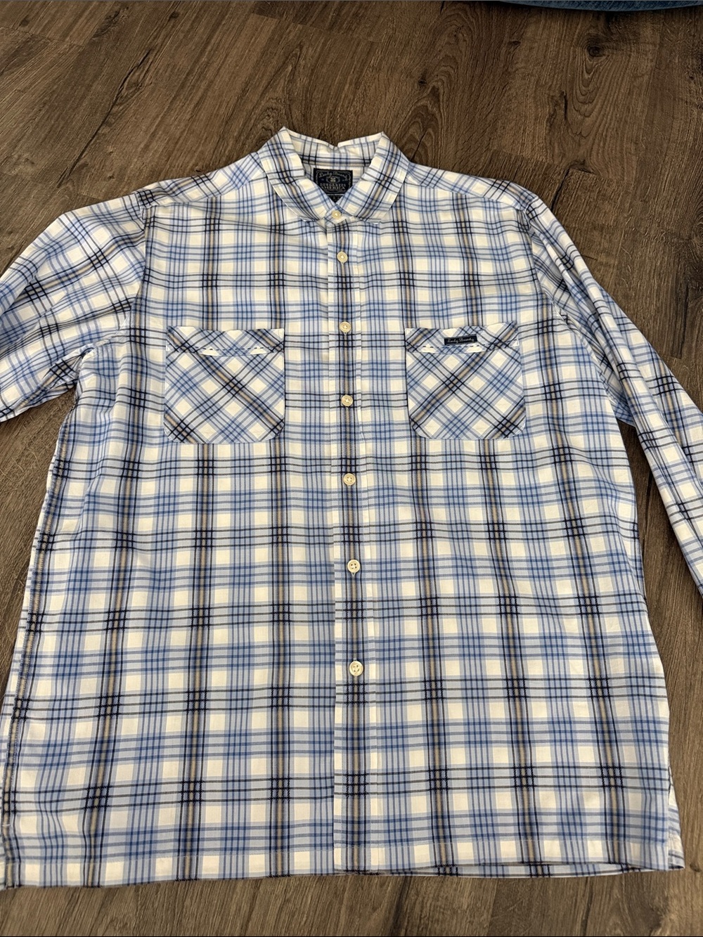 Lucky Brand button down plaid shirt 👔 men’s large